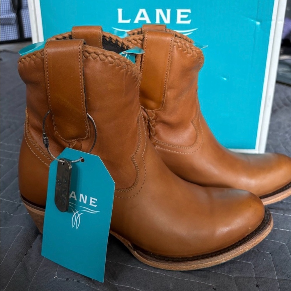 Soft Leather Tan Ankle Boots